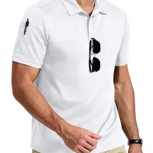 COOFANDY Mens Polo Shirts Short Sleeve Athletic Golf Polos Moisture Wicking Collared Shirts for Men with Pocket