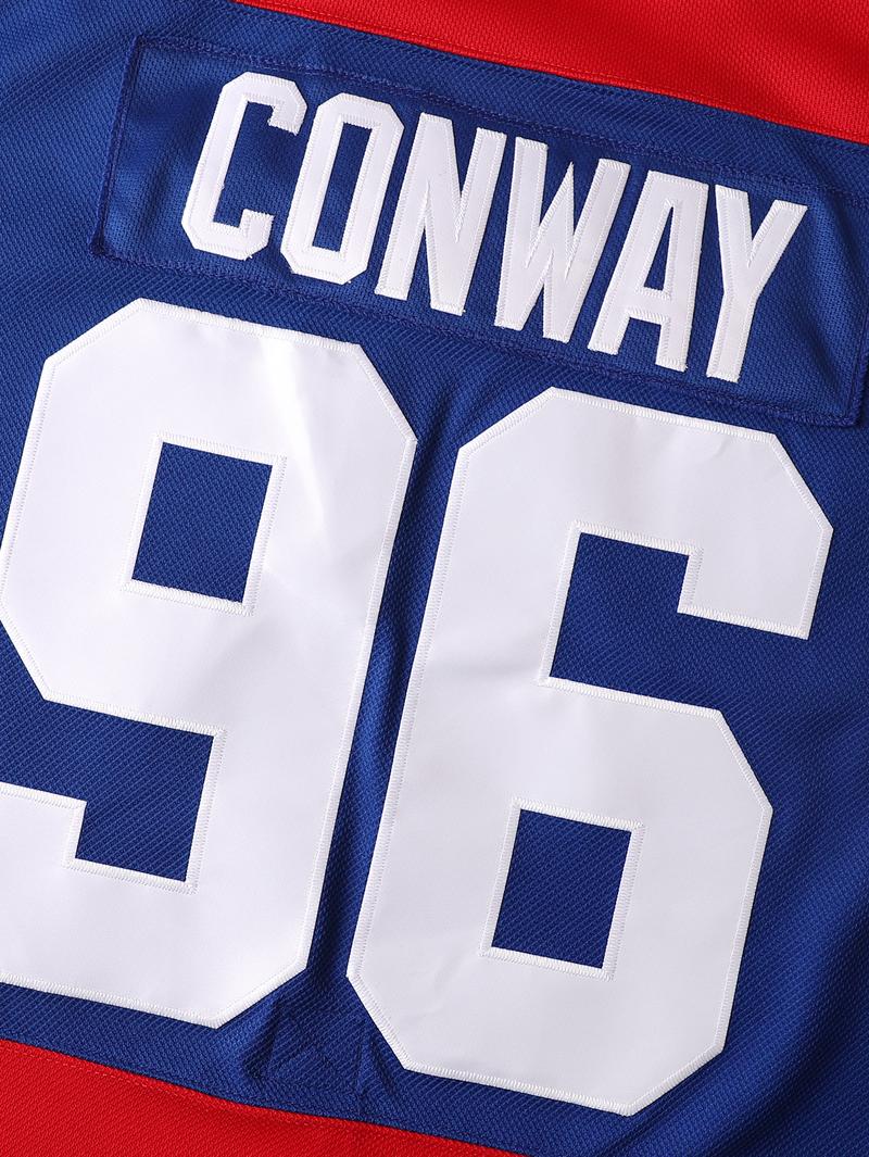 Men Mighty Ducks Jersey #33 Bombay #96 Conway #99 Banks Jersey,Movie Ice Hockey Jersey for Men Christmas gifts UglySweater