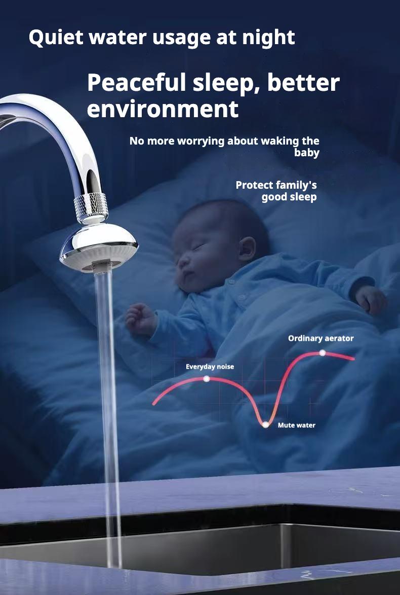 【CleanFlow Studio】Flexible Faucet Extender | 360° Reach & Splash-Proof | High-Pressure Power Rinse | Quick Twist-On Setup | Universal Fit for Sinks