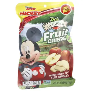 Brothers-All-Natural Fruit Crisps, Fuji Apple, Disney Junior, 0.35 oz (10 g)