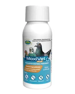MoxiVet Plus for Pigeon, Birds and Small Animals (50ML)