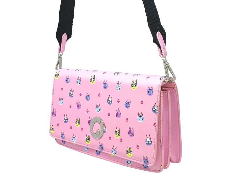 Animal Crossing Nintendo Switch & Switch Lite Sling Bag - Cat's Meow Pink
