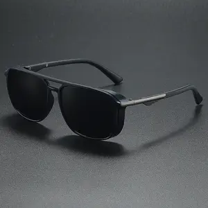 Men's Square Punk Polarized Sunglasses – Outdoor Fishing, Cycling, and Driving Eyewear, UV Protection, Stylish and Durable 503 Driver Shades