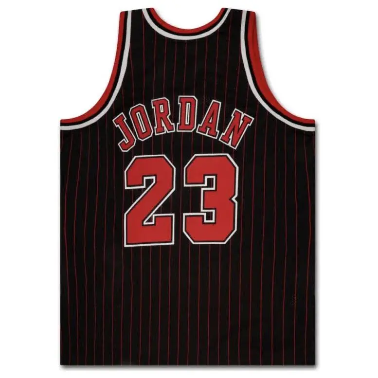 Michael Jordan Autographed Chicago Bulls 1996-97 Pinstripe M&N Authentic Jersey UDA