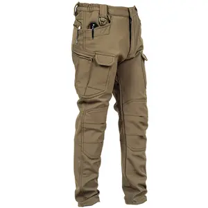 Men's Stretch Tactical Pants Water Resistant Ripstop Cargo Pants Outdoor Lightweight EDC Work Hiking Pants