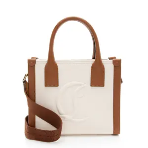 Pre-owned christian louboutin Leather Tote Bags Canvas By My Side Tote