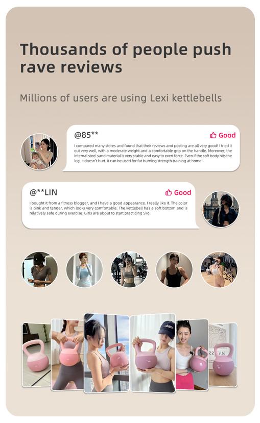 LEXI Soft Kettlebell with Handle for Strength Conditioning and Core Training Perfect for Home Gym Workouts Weightlifting Yoga Pilates Full Body Sculpting Durable Safe and Comfortable Fitness Equipment for Men and Women dealsforyoudays