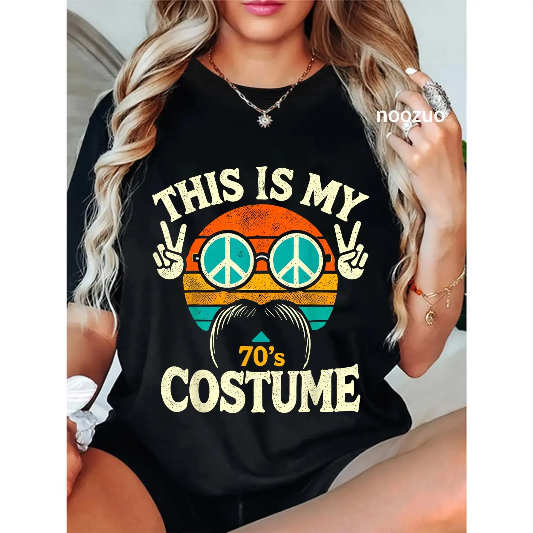 100% Cotton This Is My 70s Costume 70 Styles 70's Disco 1970s T-Shirt