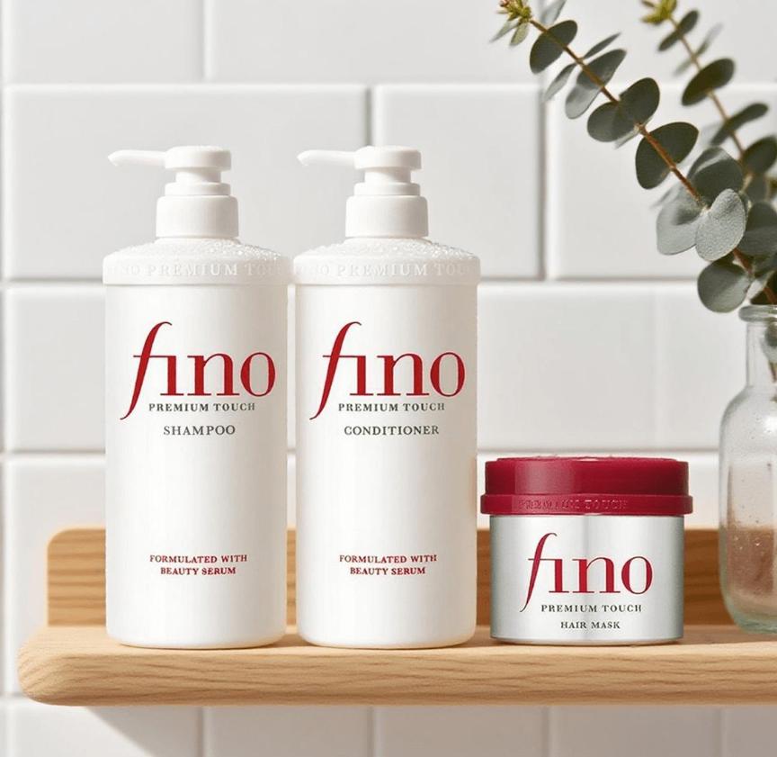 Fino Hair Mask 230g Shampoo & Conditioner 550ml *2 - for Haircare Deeply Nourish Oil Repairing Cleanser Cleansing Moisturizing Hydrating Hydration Restorative Comfort