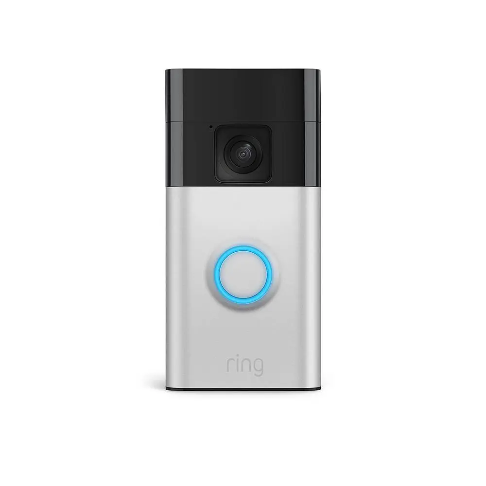 Ring Battery Doorbell Head-to-Toe HD Video Two-Way Talk Motion Detection Satin Nickel Ring Battery Doorbell Head-to-Toe HD Video Two-Way Talk Motion Detection Satin Nickel