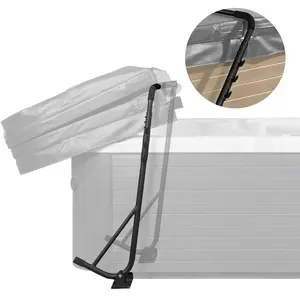 VEVOR Hot Tub Cover Lift, Spa Cover Lift, Height 31.5" - 41.3" Width 57" - 92.5" Adjustable, Installed Underneath on Both Sides, Suitable for Various Sizes of Rectangular Bathtubs, Hot Tubs