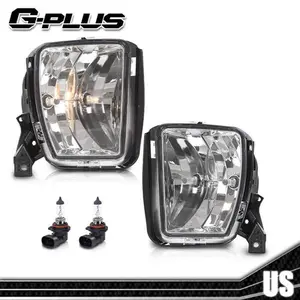 Left &Right Clear Fog Lights Lamps w/ Bulbs Fit For Dodge RAM 1500 2013-2018