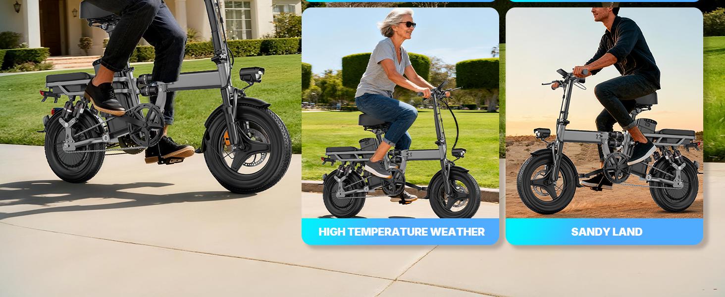PASLDA Folding Electric Bike for Adults | 48V 15Ah Battery | 500W Motor | 20MPH | 30 Miles Range | Compact Commuter E-Bike