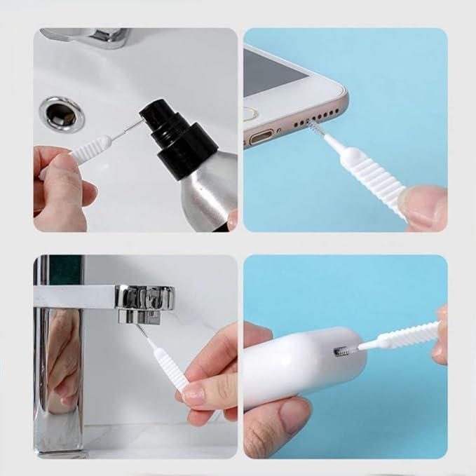 Spring Household Cleaning Must-Have 100pcs Shower Head Cleaning Brushes, Multipurpose Shower Head Cleaner Tool Gap Hole Anti-Clogging Cleaning Brush Crevice Tiny Brush for Small Hole Nozzle Gaps Household Bathroom Sparkling Shower