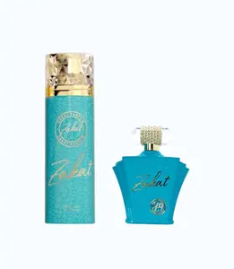 Zakat Perfumes Alcohol Base Multi-Pack, Z9 Parfum (200 ML) & Z9 Body Spray (100 ML) Unisex Fragrance with Litchi-Cassis & Mandarin Orange Notes