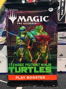MTG Magic The Gathering Teenage Mutant Ninja Turtles TMNT Trading Card Game Booster Pack Play Pack!