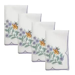 Lenox Butterfly Meadow Flutter Napkins, Set of 4