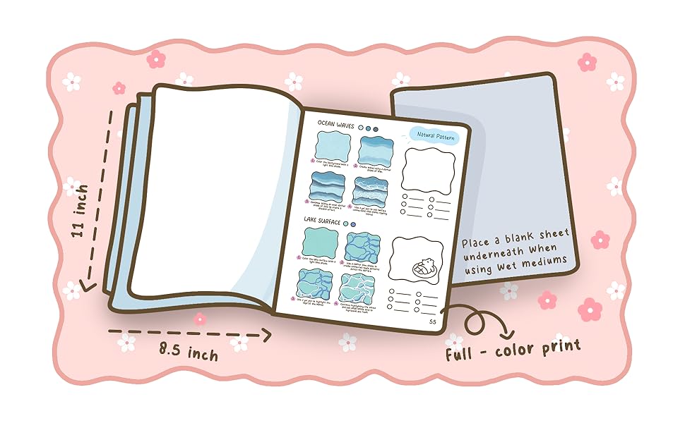 How to Draw Simple Patterns: A Cute and Easy Step-by-Step Guide for Relaxing Practice & Creative Fun Decorative & Textured Patterns