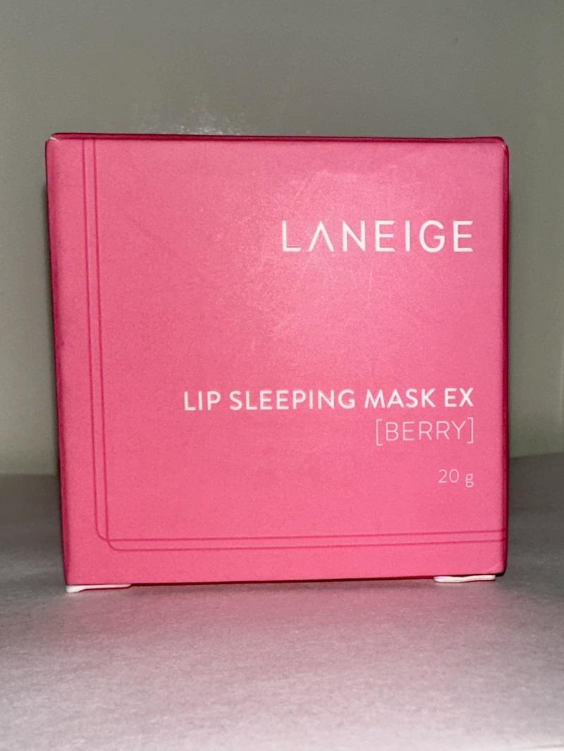 LANEIGE - Lip Sleeping Mask Ex [Berry] 20g/0.70oz, Dry Lips, Moisturizer, Hydrate, Vitamin C Nourishing Comfort Skincare