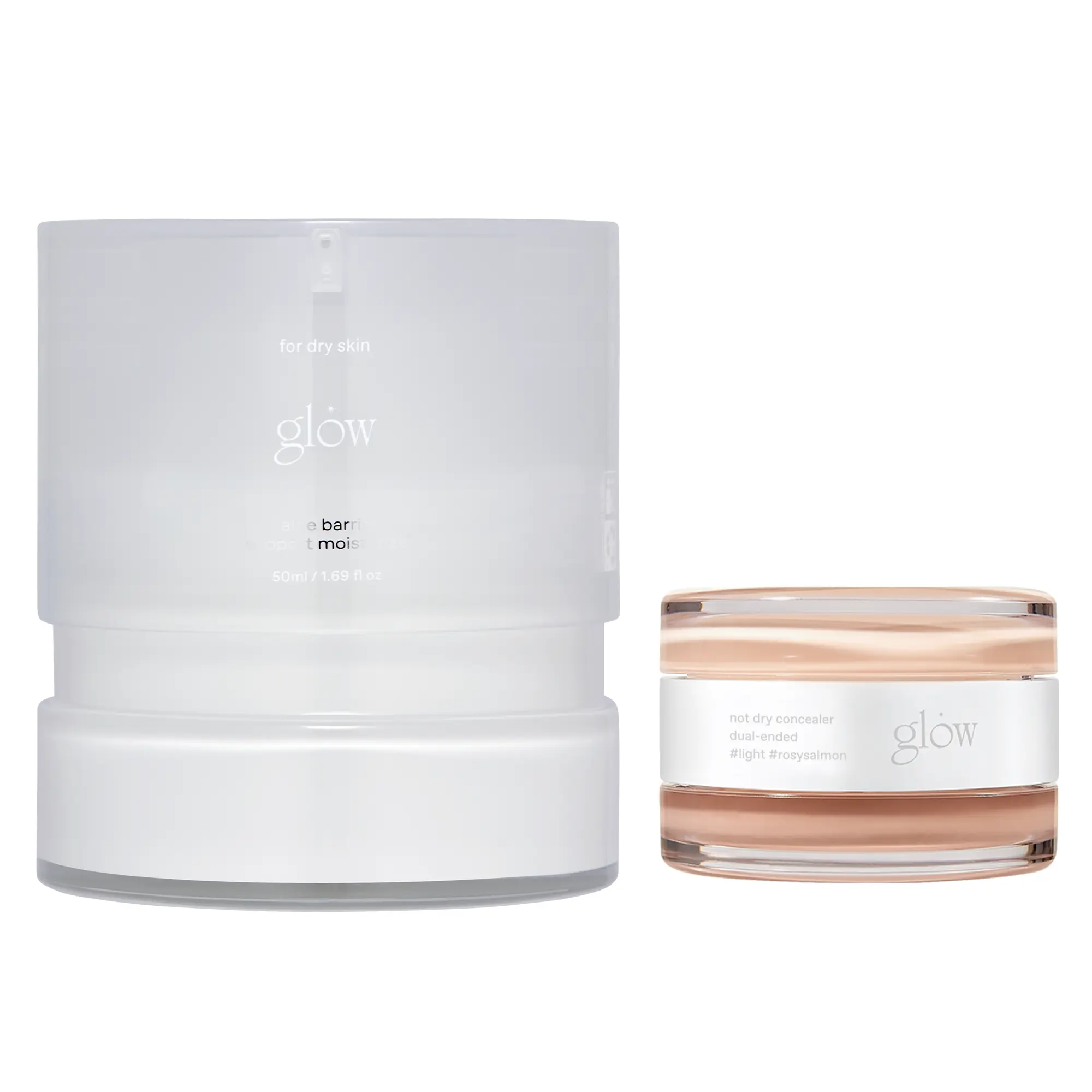 [glow] aloe barrier support moisturizer & not dry concealer set