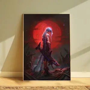 Arcane Jinx League of Legends Anime Poster, Arcane LOLs Video Game Decor Posters - NO FRAME