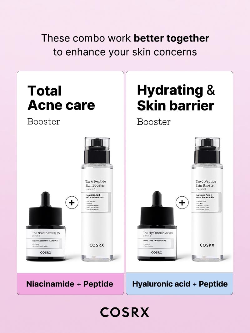 [COSRX OFFICIAL] Peptide Booster + Rx Skincare | AMPLIFY PRESCRIPTION-GRADE KOREAN SKINCARE AT HOME