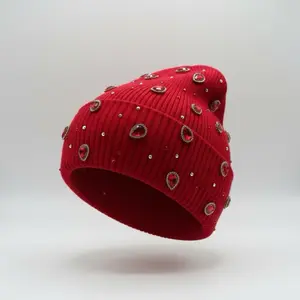 Crimson Crush Red Beanie