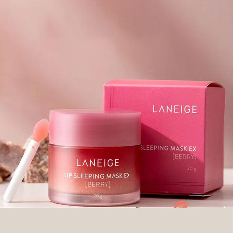 Original LANEIGE 20g Strawberry Fruit Lip Sleeping Mask Moisturize Nourish Lip Balm Fade Lip Lines Lip Care Korean Cosmetics
