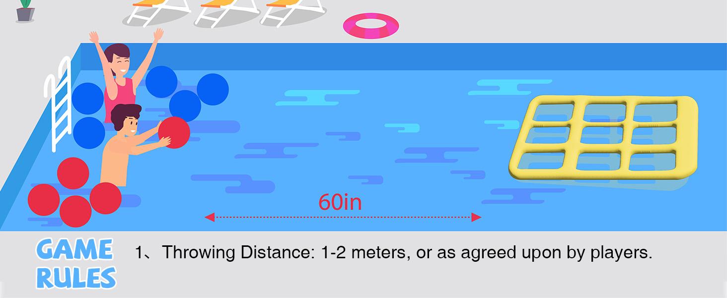 Pool Toys Games Set, Tic-Tac-Toe Inflatable Pool Toy with 10 Balls - Pool Games for Adults Teens Kids 2-10 Players - Pool Party Decorations Poolside Fun Pool Toys Games Set, Tic-Tac-Toe Inflatable Pool Toy with 10 Balls - Pool Games for Adults Teens Kids 2-10 Players - Pool Party Decorations Poolside Fun