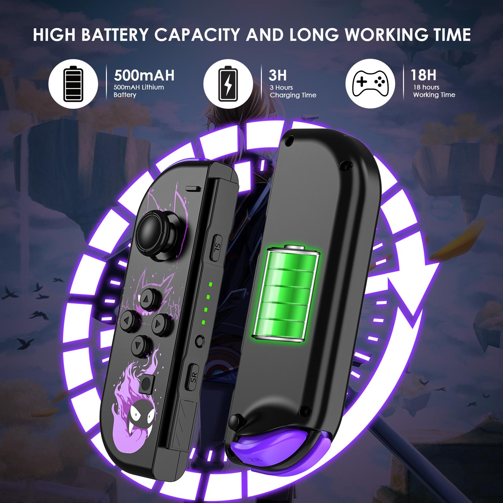 Wireless Joycon Compatible with Switch/Lite/OLED, Game Pad For Switch Console, Wireless Replacement for Switch Joypad Controller Joystick