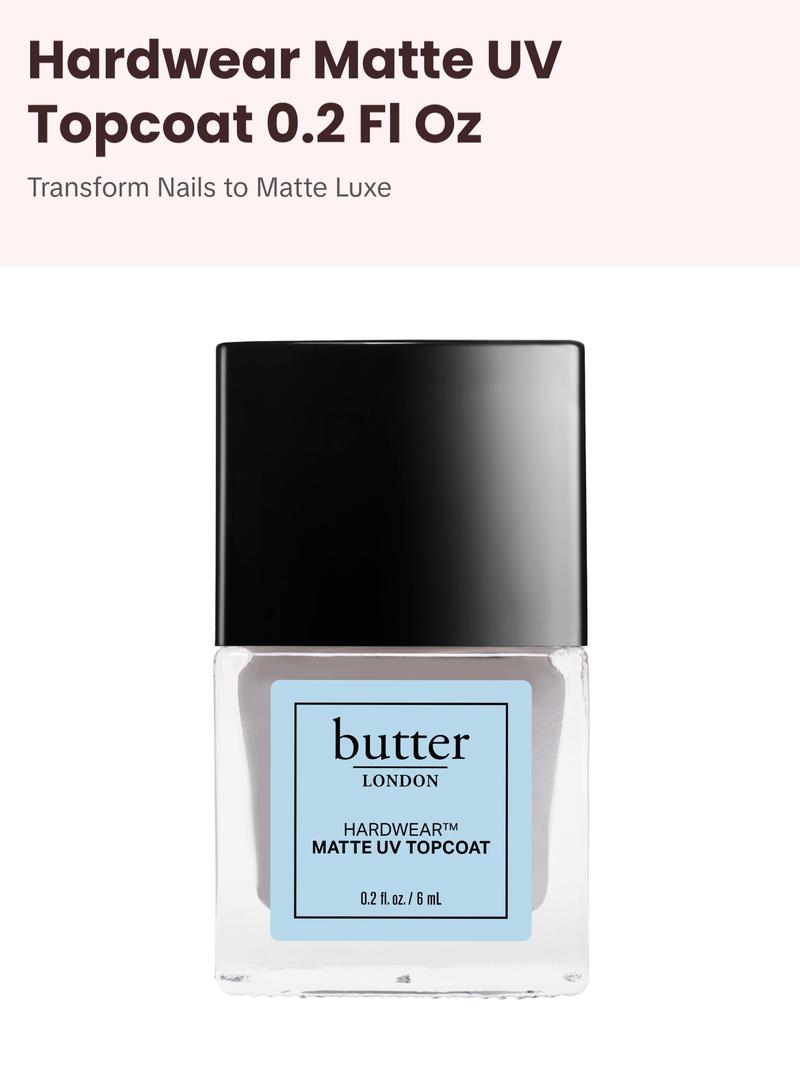 Hardwear Matte UV Topcoat, 0.2 fl oz