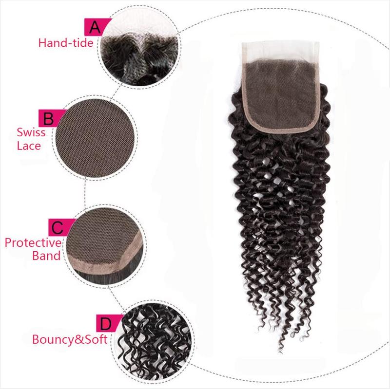[LIVE ONLY CLEARANCE] Wequeen Transparent & HD Lace Closure 10A Grade 2"x6";4"x4";5"x5";13"x4" Upgrade Body Wave Straight #1B Natural Black 12-20inch Budget Friendly Wig