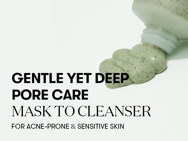 [VT Official] CICA Mask Cleanser, 2-in-1 Facial Wash, Non-Drying Clay Mask, Gentle Pore Care, Exfoliating, Hydrating, Centella Asiatica for Acne-Prone & Sensitive Skin, Korean Skincare (4.05 fl. oz)