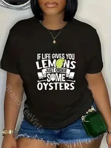 100% Cotton Seafood Oyster Lover - Raw Oyster Chuck T-Shirt