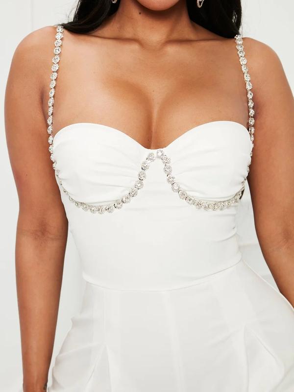 Let's Get Married Jumpsuit - White