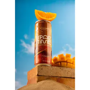 Nootropic Fruit Energy Drink | Organic Caffeine, L-Theanine, Rhodiola & B Vitamins – Clean, Low-Caffeine for Calm Focus - 6 Pack