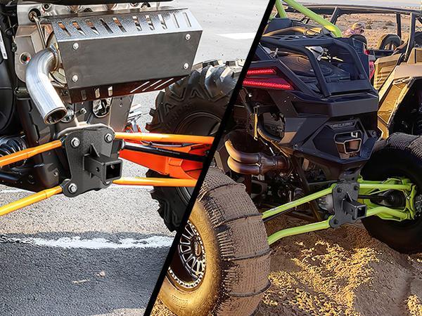 Nilight 2 Inch Rear Bumper Tow Trailer Hitch Receiver Kit Compatible for 2022 2023 2024 Polaris RZR Pro R|2022 2023 2024 Polaris RZR Pro R 4