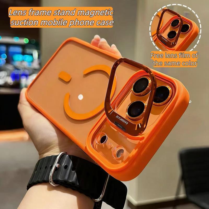 PICRYU For Apple iPhone 17 16 15 14 13 12 Max Plus Pro Magnetic Mobile Phone Case with MagSafe Camera Ring Holder, Military-Grade Protection, Anti-Fall, Non-Yellowing, Wireless Casing Protector Cover