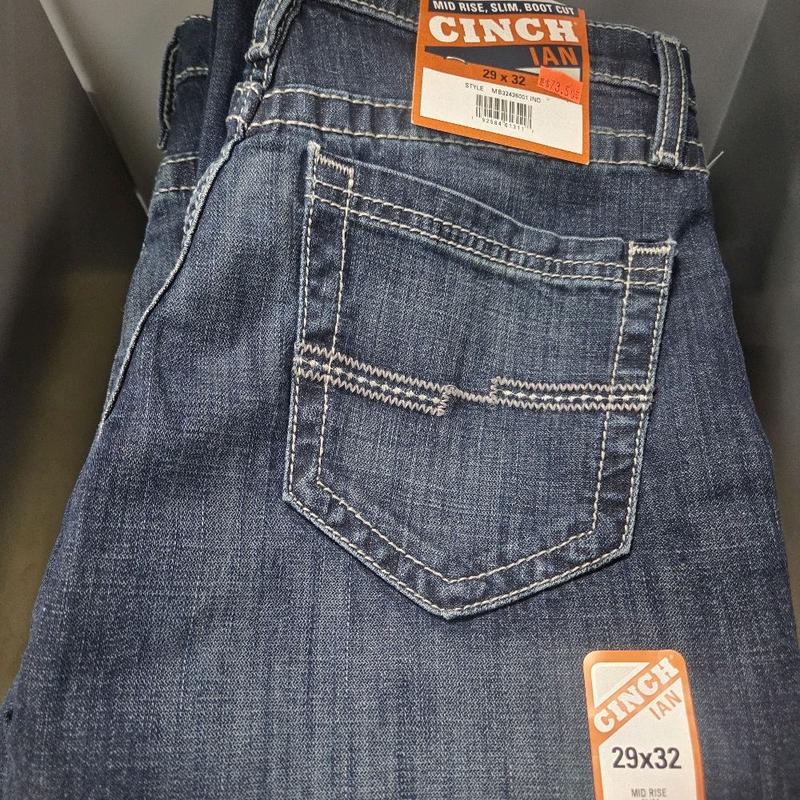 Cinch Ian Jean - Men's Classic Fit Dark Wash Denim Pants with Comfortable Stretch Fabric