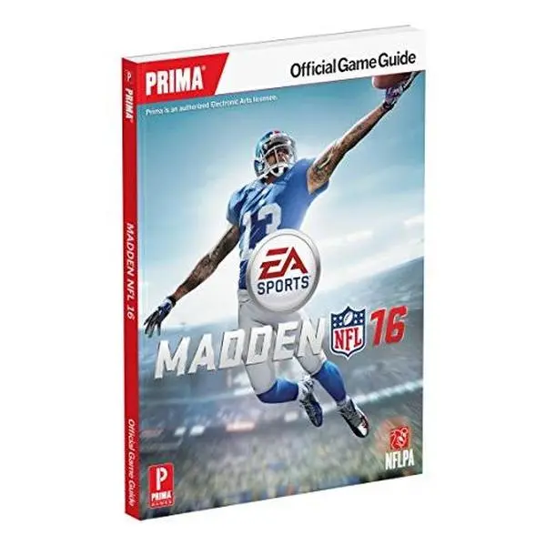 Used Paperback Book - Madden NFL 16 Official Strategy Guide by Zach Farley, EA Sports Gaming Football Guide for Play Styles & Madden Ultimate Team (English)