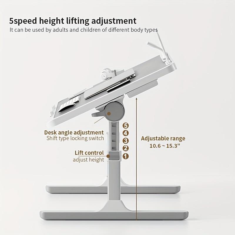 Lap Desk Bed Tray Table, Adjustable Laptop Stand for Bed with USB/ Light/ Fan/ Drawer, Portable Laptop Desk Table for Bed/ Couch/ Sofa/ Reading/ Writing, Bed Trays for Eating And Laptops Lap Desk Bed Tray Table, Adjustable Laptop Stand for Bed with USB/ Light/ Fan/ Drawer, Portable Laptop Desk Table for Bed/ Couch/ Sofa/ Reading/ Writing, Bed Trays for Eating And Laptops