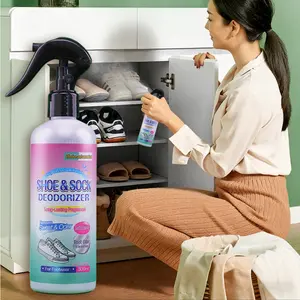 Foot and Shoe Deodorizer Spray, Deodorant and Smell Remover, 24-Hour Freshness Foot Odor Eliminator for Feet Extra Strength Fresher for Smelly Shoes & Stinky Feet Spray，10.15 fl oz