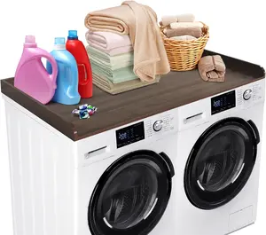 Washer Dryer Countertop, 54" x 27.55" Washer Dryer Topper with Edge for Laundry Room Organization and Storage
