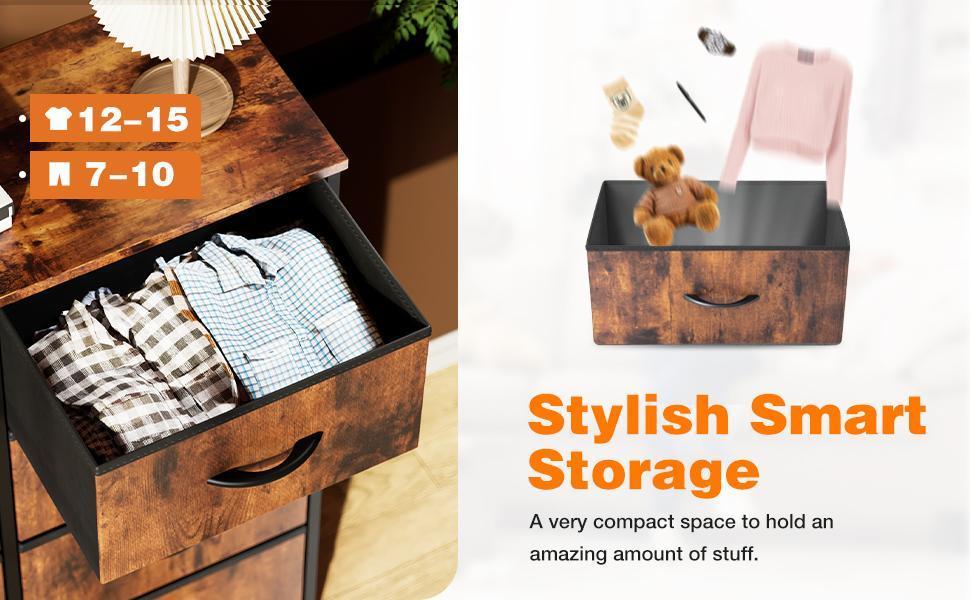 【Deal】Dresser for Bedroom, Dressers & Chests of Drawers Dresser Organizer with 8 Fabric Storage Drawers Tower Unit