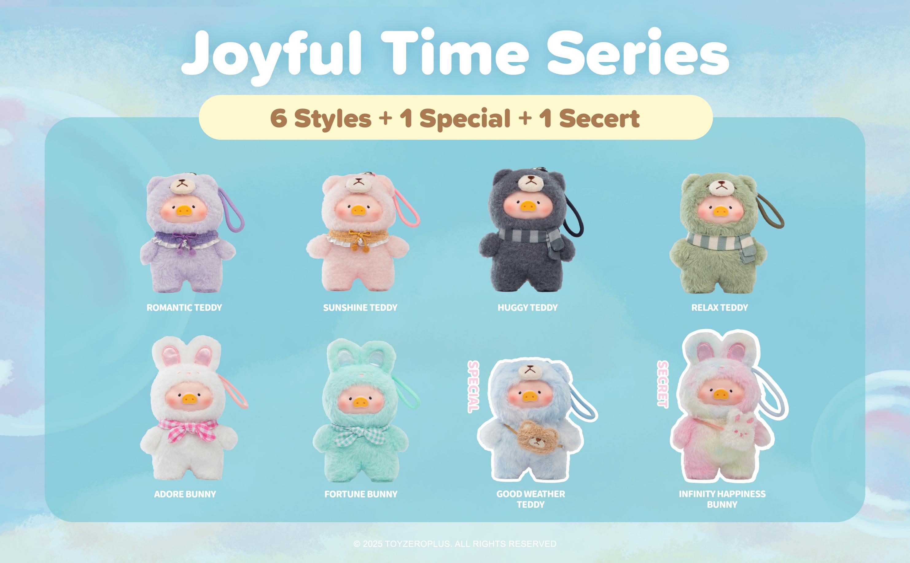LuLu the Piggy Joyful Time Series - Vinyl Face Plush Pendant Blind Box, Random Surprise Set