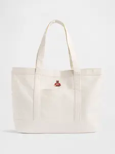 Gap Women's Brannan Bear Logo Denim Tote Bag