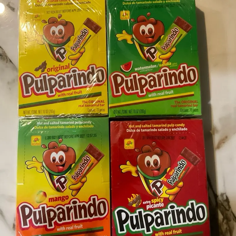 Pulparindo original Tamarindo or watermelon 20 Count candy Pulparindo original Tamarindo or watermelon 20 Count candy