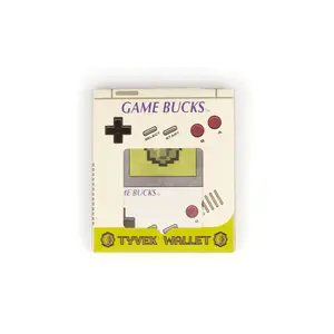Nintendo Game Boy Inspired "Game Bucks" Tyvek Wallet | Holds 6 Cards