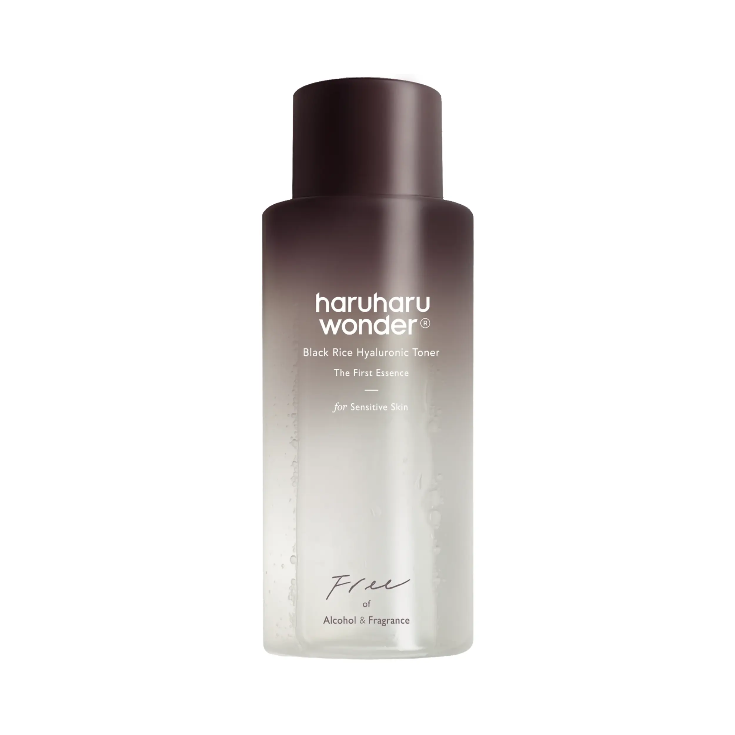 [HaruHaru Wonder] Black Rice Hyaluronic Toner (For Sensitive Skin) 150ml, Skincare Hydrating, Alcohol Free, Fragrance Free, Vegan, Crurelty Free, EWG-Green