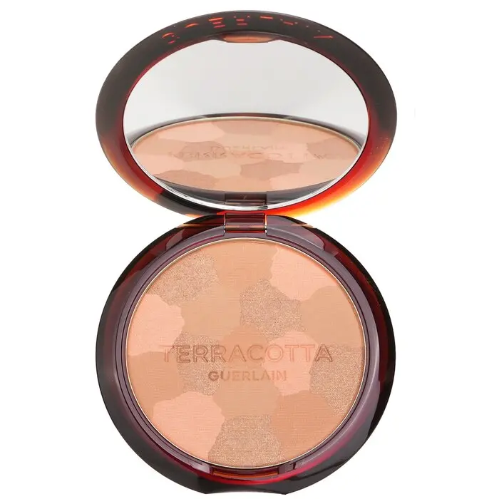 Guerlain Terracotta Light Flower & Honey Cosmetic Sun-Kissed Healthy Glow Powder - #03 Medium Warm, Radiant Blend, 10g/0.3oz, Lightweight, Makeup